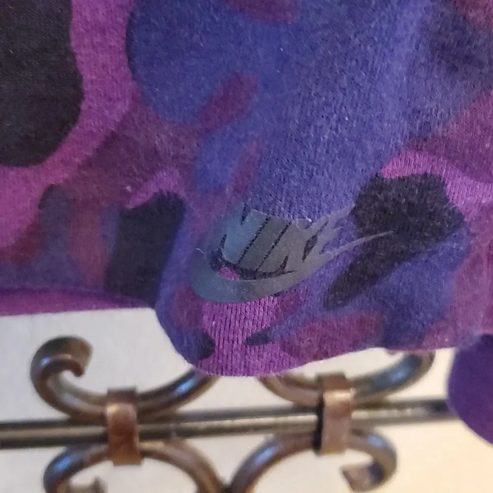 NIKE Tech Fleece Purple Camouflage Sweatshirt - Size XS‎